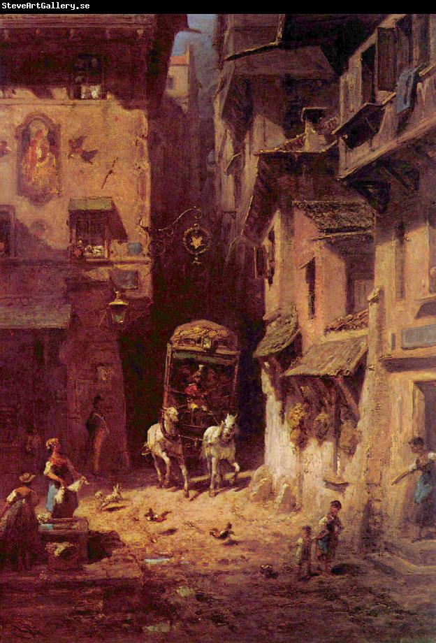 Carl Spitzweg Die Post